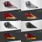 ѥ饤 塼˥ ơ 饤 Ŭ: ȥ西 ե ե 2007-2013 ơ饤 LED DRL ˥ 饤 ꥢ ѡ 饤 åɡ֥å AL-OO-1014 AL