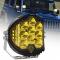 ѥ饤 1ԡ 5 LED إåɥ饤 DRL HI/LO ӡ 50W 5000LM 9LED Ŭ: ˡ ȥХ 顼/LADA ե 4X4 UAZ 12V 24V ۥ磻  ۥ磻ȡ AL-RR-3282 AL