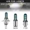  H4 BA20D P15D 6000K LED ȥХ إåɥ饤 12SMD Х HI LO ӡ ⡼Х ե DRL 饤 ۥ磻 H4P15D-25-1 AL-RR-4329 AL