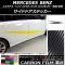 AP サイドドアステッカー カーボン調 メルセデス・ベンツ Aクラス W176 2013年01月～ 選べる20カラー AP-CF2756 入数：1セット(4枚)
