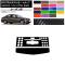 CDパネルステッカー カーボン調 Aタイプ メルセデス・ベンツ Cクラス W204 C180/C200/C260/C300 選べる20カラー 入数：1セット(2枚) AP-CF4276