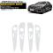 ץƥե 륻ǥ٥ E饹 W213 E200/E260/E300/E320 2016ǯ2019ǯ ꥢ TPU ɥѥͥ 1å(4) AP-IT1115