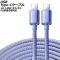 USB Type-C֥ ѡץ 1m 120W ʥԤߥ - PD®б AP-UJ0991-PU-1M