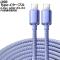 USB Type-C֥ ѡץ 0.25m 120W ʥԤߥ - PD®б AP-UJ0991-PU-25CM