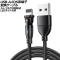 USB-A/iOSü Ѵ֥ ֥å 2m ͥž - LED饤դ AP-UJ1024-BK-2M