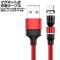 ޥͥåȼť֥ å 0.5m MicroUSBͥ žإå LED饤դ AP-UJ1042-RD-50CM