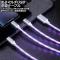ޥUSBť֥ ޥ顼 1.2m TPEǺ Type-C/MicroUSB/iOSüҤҤȤĤˡ®б AP-UJ1054-RGB