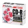 С٥(Verbatim) CD-R P-Cyanine ǡ SR80PP10(54318)