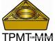 サンドビック コロターン111 旋削用ポジ・チップ 2025 TPMT16T304-MM_2025(6109951) 入数：10個