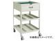 トラスコ中山/TRUSCO BUWF型ワゴン 500×530×H900 3段 1段引出付 BUWF1(5016789) JAN：4989999621594