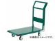 トラスコ中山/TRUSCO 鋼鉄製運搬車 1200×750 φ200プレス車 緑 SH1N GN(3372481) JAN：4989999015058