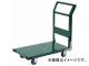 トラスコ中山/TRUSCO 鋼鉄製運搬車 1200×750 φ200エアキャスター 緑 SH1NAC GN(3372685) JAN：4989999015256