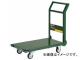 トラスコ中山/TRUSCO 鋼鉄製運搬車 800×450 φ100プレス車 緑 SH3N GN(3372456) JAN：4989999015027