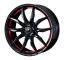 NOVARIS ROHGUE VF ۥ PIANO BLACK/RED LINE 176.5J 52 5H114.3 1ʬ(4) 40065